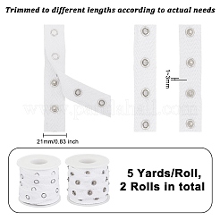 5 ярд литой ленты для кнопок из полиэстера&nbsp;DIY-OC0011-27A