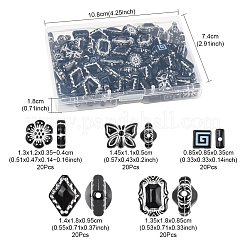 100шт 5 стиля непрозрачные акриловые бусины&nbsp;OACR-FS0002-06