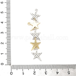 Латунные микро проложить кубического циркония большие кулоны&nbsp;KK-A285-04B-GP