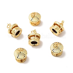 Покрытие стойки латунь микропаве прозрачные подвески из кубического циркония&nbsp;KK-H431-01G