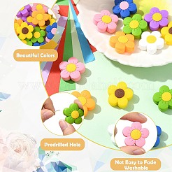 14шт 7 цвета силиконовые бусины&nbsp;SIL-CJ0002-90