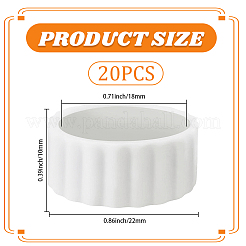 20 шт. силиконовых колец-растяжек&nbsp;AJEW-CP0010-06B
