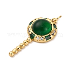 Латунные микро проложить кубического циркония подвески&nbsp;LS-KK-U076-04G-02