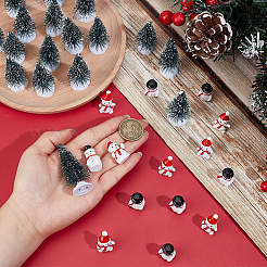 40 шт. 3 стиля рождественского украшения из смолы&nbsp;DJEW-OC0003-89