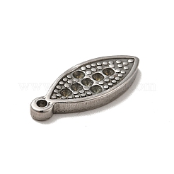 Подвеска из нержавеющей стали 304 со стразами&nbsp;STAS-I694-08P