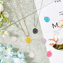 84шт 7 цвета сплава эмалевые подвески&nbsp;FIND-DC0004-93