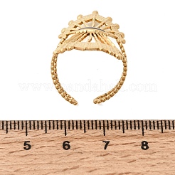 Полые кольца-манжеты из нержавеющей стали 304 для женщин.&nbsp;RJEW-A091-01G