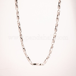 Женское ожерелье из нержавеющей стали 304 с перекрученными звеньями&nbsp;VF6522-2