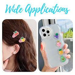 35 шт. 7 стиля ПВХ пластиковые кабошоны&nbsp;KY-TA0001-43