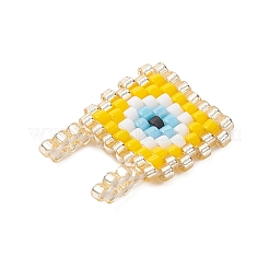 2шт подвески из стеклянного бисера&nbsp;PALLOY-MZ01013