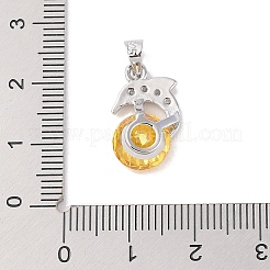 Стойки обшивки латунь микро проложить Циркон подвеску&nbsp;ZIRC-I066-01P-01