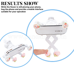 Автомобильный держатель для телефона из АБС-пластика&nbsp;AJEW-WH0314-997B