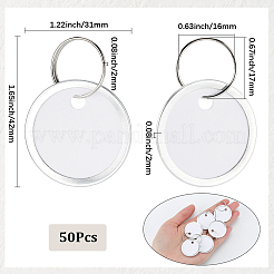 50 шт. пустой алюминиевый брелок&nbsp;KEYC-SP0001-12