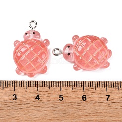 Подвески из непрозрачной смолы с градиентным цветом и светящейся текстурой&nbsp;RESI-S011-01D