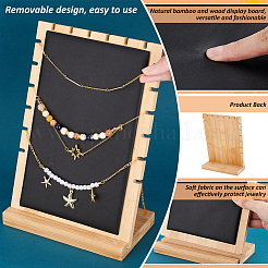 2 сумка бамбуковое дерево несколько подставок для ожерелий&nbsp;NDIS-PH0001-10C