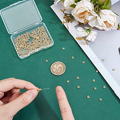 200 шт. Латунные бусины&nbsp;KK-ME0001-70B-G