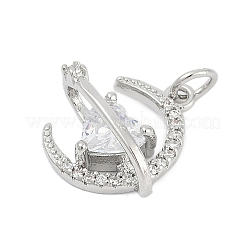 Латунные микро проложить кубического циркония подвески&nbsp;KK-G522-15P