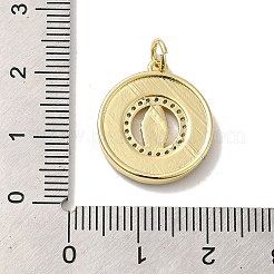 Покрытие стойки латунь микропаве фианиты с подвесками из синтетического опала&nbsp;KK-D088-18G