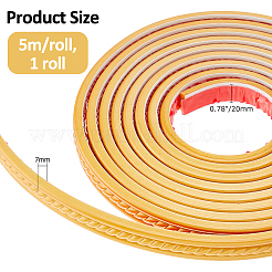 ПВХ самоклеящаяся гибкая молдинговая отделка&nbsp;DIY-WH0671-023A