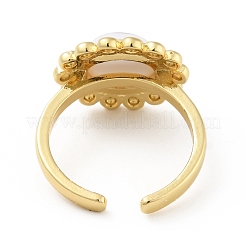 Акриловое кольцо-солнце со злым глазом&nbsp;RJEW-B042-07G-03