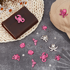 12 комплект декоративных пуговиц из цинкового сплава 6 стилей&nbsp;FIND-PH0027-77