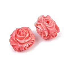 Резные бусины из синтетических ракушек&nbsp;SHEL-U001-07