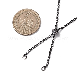 Изготовление ожерелья-слайдера из нержавеющей стали 304 толщиной 2 мм&nbsp;AJEW-JB01501