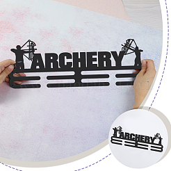 Модная железная вешалка для медалей&nbsp;ODIS-WH0021-302