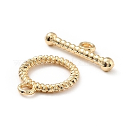 Покрытие стойки латунные застежки-тумблеры&nbsp;KK-E034-04LG