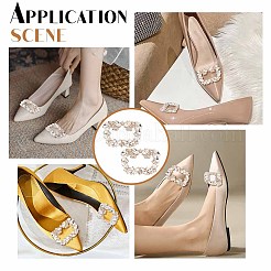2 шт. украшение для обуви из хрустальных страз&nbsp;DIY-OC0009-93KCG
