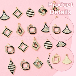 28шт 11 стиля подвески из сплава с эмалью&nbsp;FIND-FS0003-24