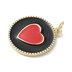 Латунь эмаль подвески&nbsp;KK-P326-09A-G02