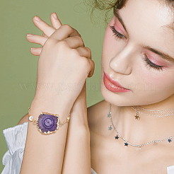 Гальваника соединительные звенья гальванические натуральные друзья агат&nbsp;G-AR0003-93G