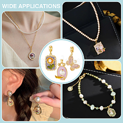 3шт 3 стиля подвески из сплава с эмалью&nbsp;FIND-PH0028-60