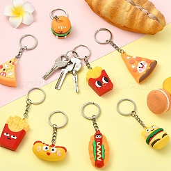 16 шт. 8 стильных пластиковых брелока из ПВХ&nbsp;KEYC-YW00239