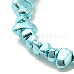 Нити синтетических немагнитных гематитовых бусин с гальваническим покрытием G-H072-D01-01