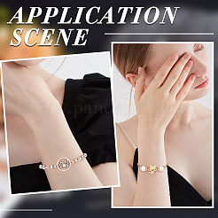 4 шт. 4 стиля регулируемый слайдер браслет из нержавеющей стали 304/изготовление браслетов-боло&nbsp;STAS-BBC0004-62