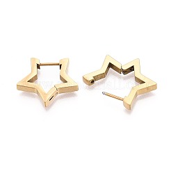 Серьги-кольца из нержавеющей стали 304&nbsp;STAS-T074-33G