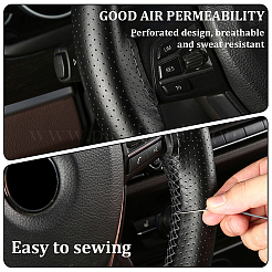 1 шт. чехол на руль автомобиля из коровьей кожи&nbsp;AJEW-CL0002-42B