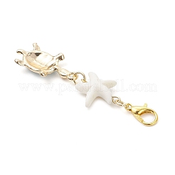 Подвеска из эмалевого сплава с черепахой&nbsp;HJEW-JM04356