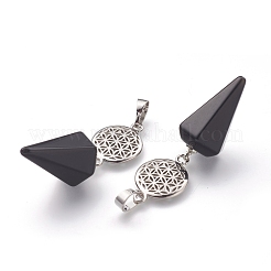 Обсидиановые подвески&nbsp;G-O194-15