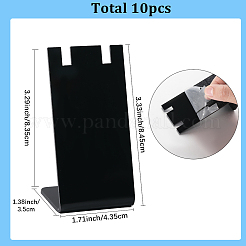 10 шт. акриловые подставки для сережек в форме буквы L&nbsp;ODIS-SC0001-07