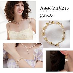 2 нить бусин из натурального культивированного пресноводного жемчуга&nbsp;PEAR-NB0001-70