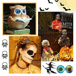 Светящиеся глаза печатные стеклянные кабошоны&nbsp;GGLA-PH0001-22B