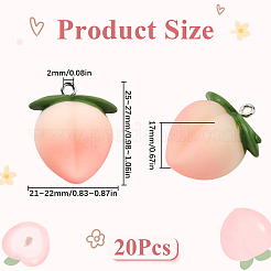 Подвески из непрозрачной смолы 20 шт.&nbsp;RESI-SC0005-67