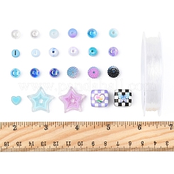 Наборы для самостоятельного изготовления браслетов из акриловых бусин&nbsp;DIY-FS0008-76