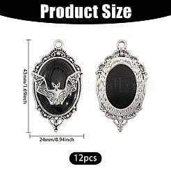 12 шт. эмалевые подвески в форме летучей мыши-вампира&nbsp;ENAM-CA0001-87B