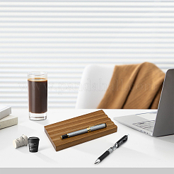 4-слотовые деревянные подставки для ручек&nbsp;ODIS-WH0043-177