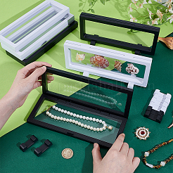 6шт 2 цвета прямоугольный АБС-пластик 3D плавающая рамка держатель дисплея&nbsp;ODIS-GA0001-66