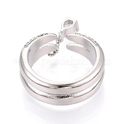 Браслет-манжета с открытыми кольцами&nbsp;KK-T080-02P